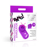 Mini Clitoral Stimulator Purple with Five Speed Settings for Women Suction Stimulator